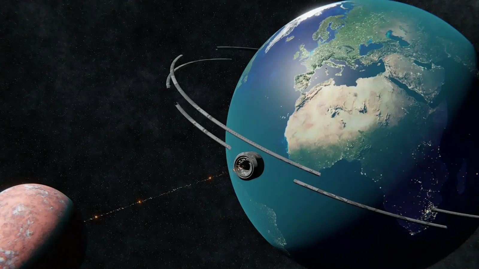 Will space debris make earth orbit unusable for future satellites