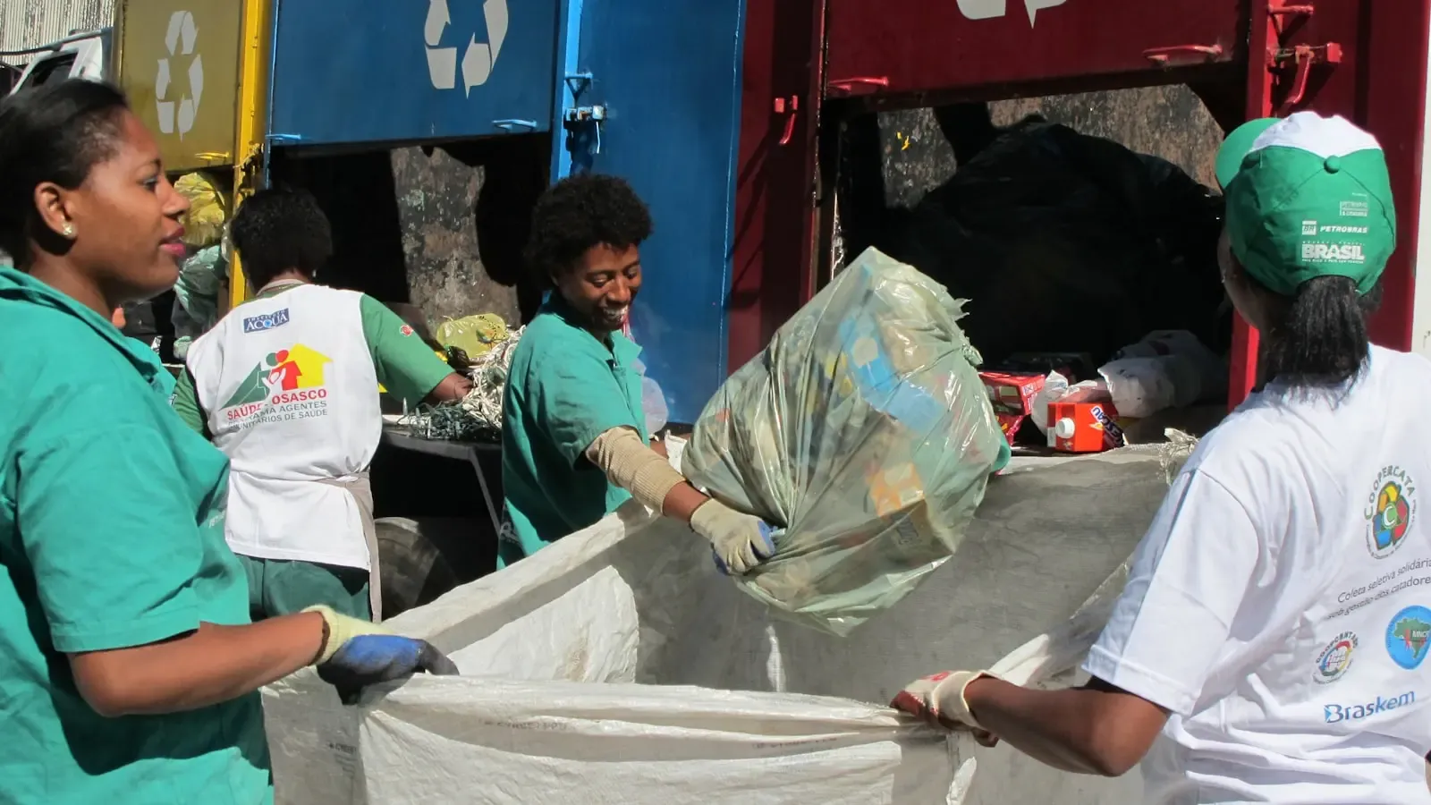 How can occupational health standards protect workers in informal waste sectors